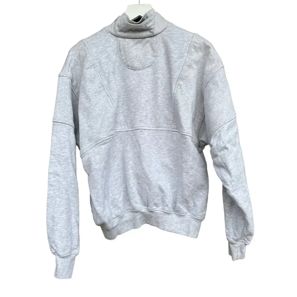 Joah Brown Retro Half Zip in Sahara French Terry - Picture 6 of 12